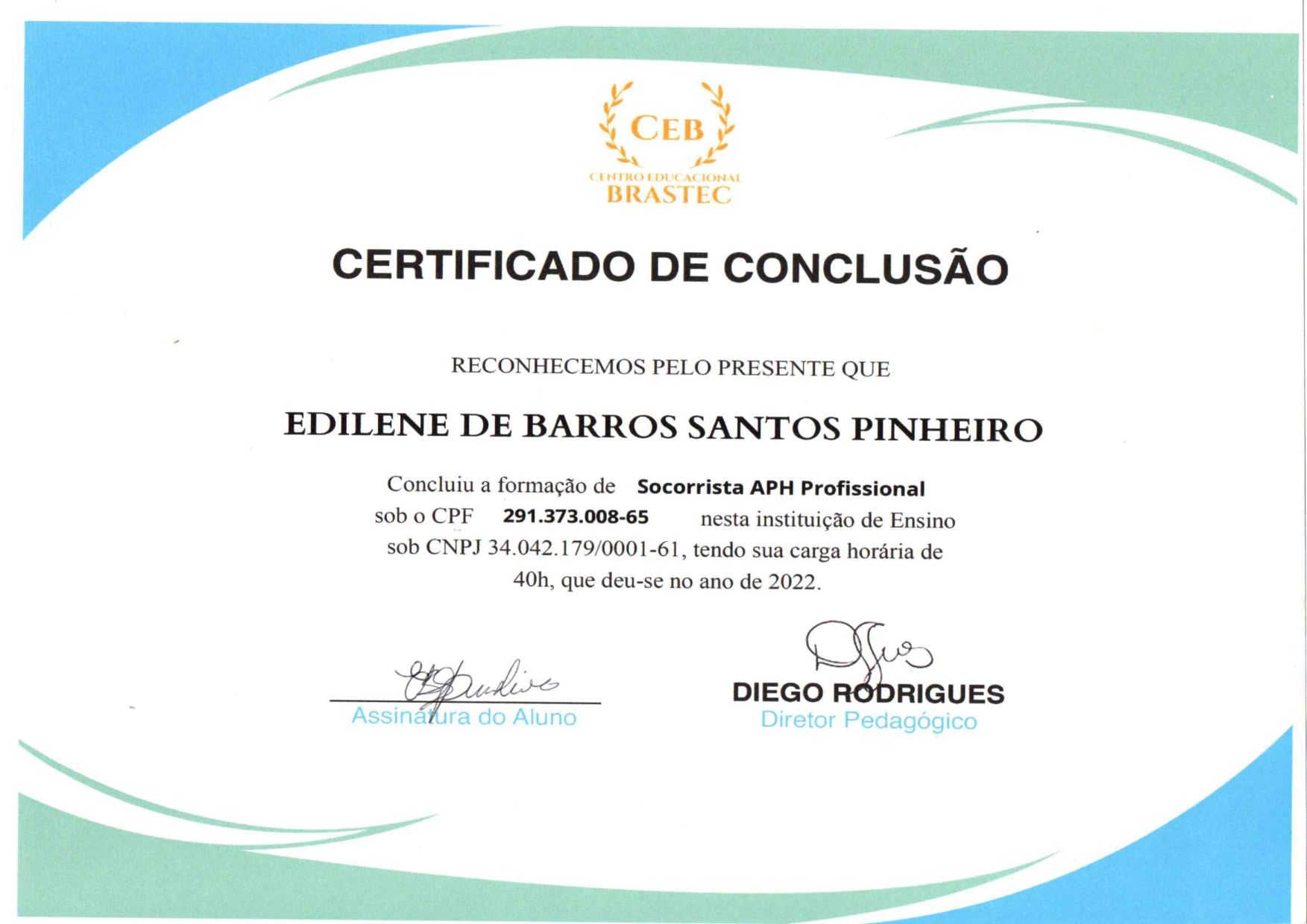Certificado: Socorrista APH Profissional